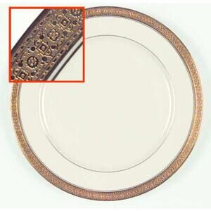 Vintage Salad Plate "Premier" by Rosenthal Bone China with Gold Trim 8.5"